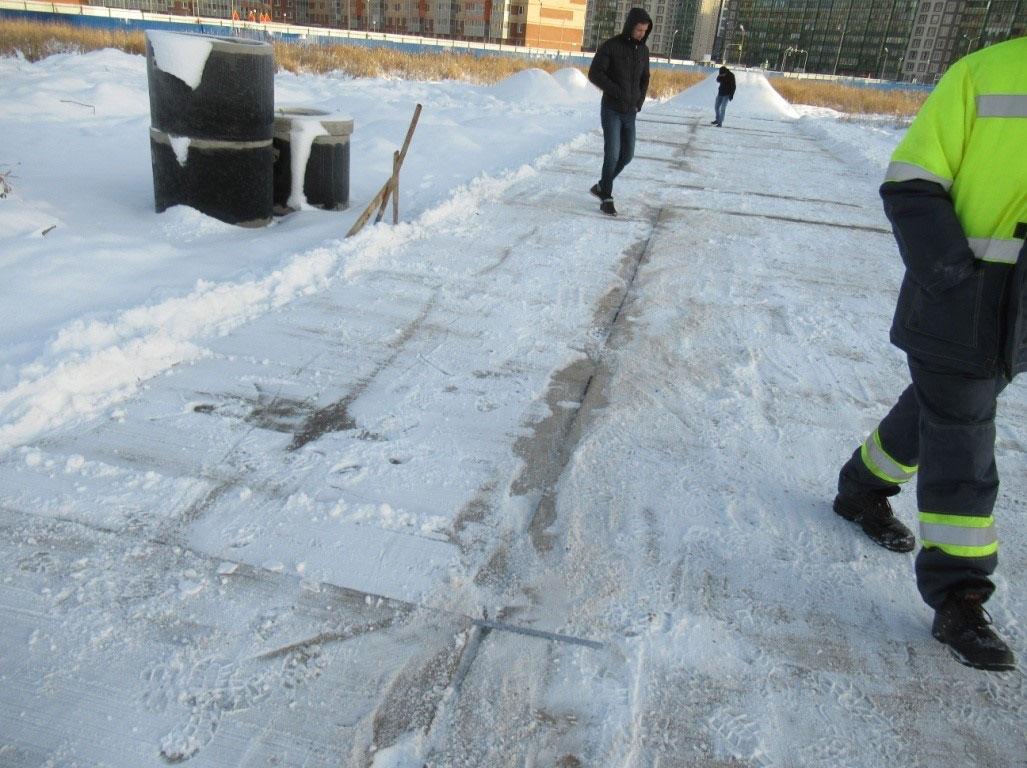 Контрольный замер шва Контрольный замер шва