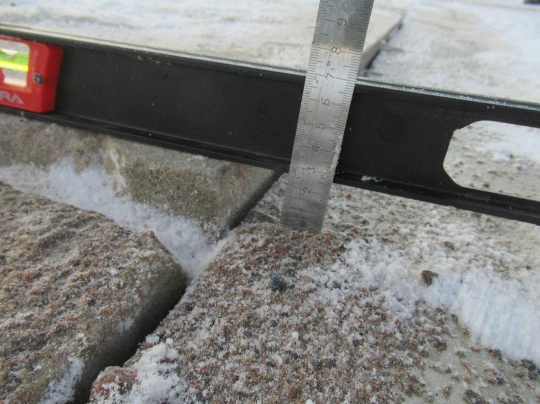 Перепад плит 26 мм Перепад плит 26 мм