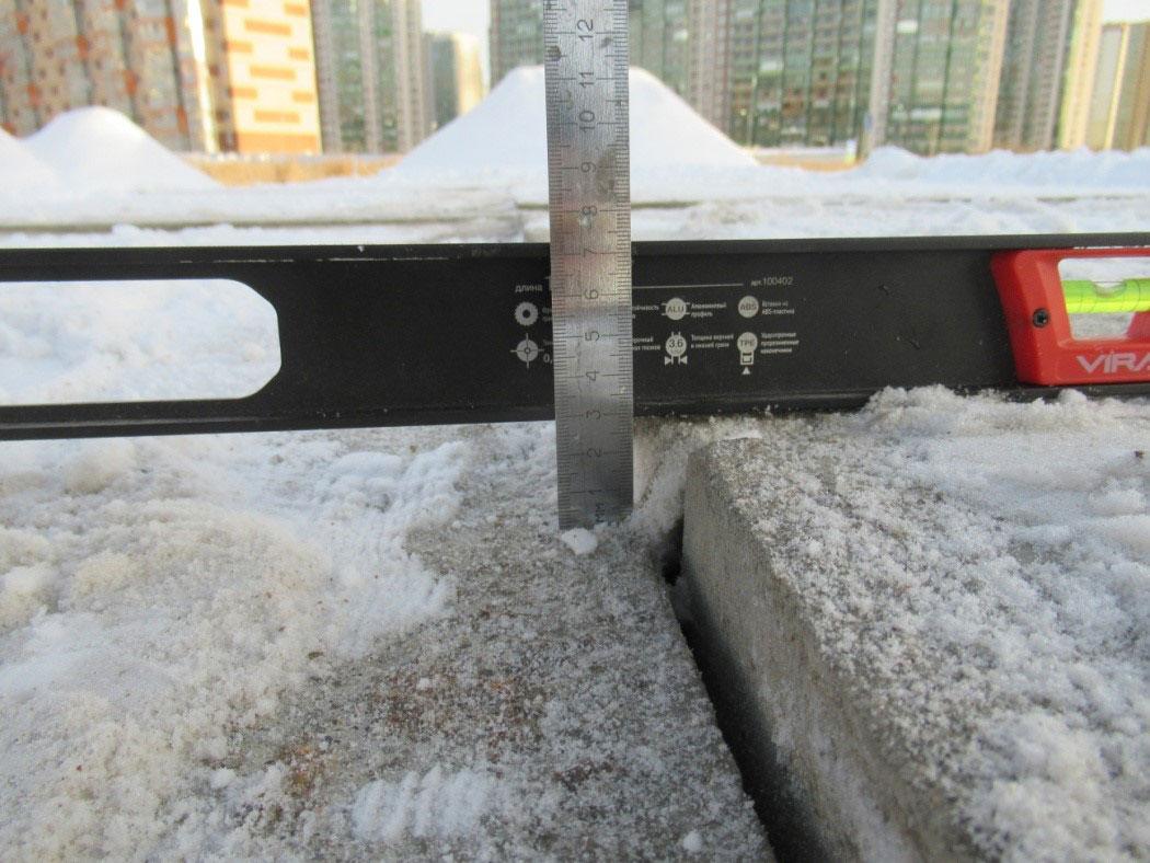 Перепад плит 29 мм Перепад плит 29 мм