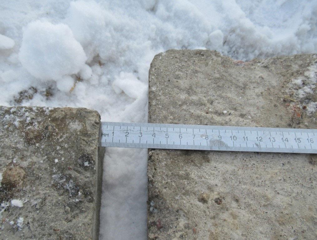 Смещение плит 36 мм Смещение плит 36 мм