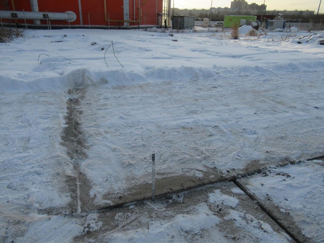 Контрольный замер перепада плит Контрольный замер перепада плит