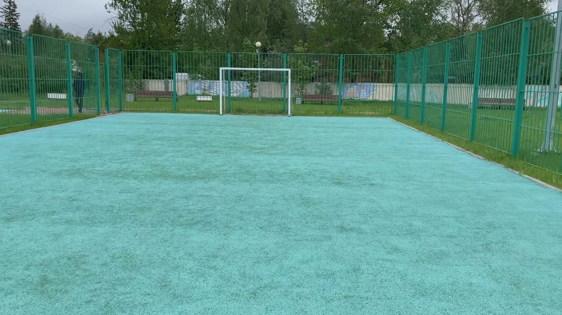 Площадка №1 с воротами Площадка №1 с воротами