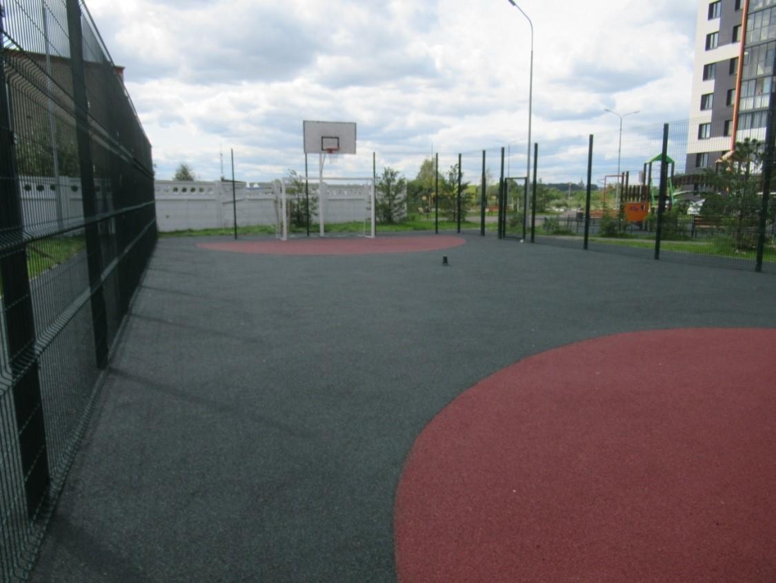 Спортивная площадка: покрытие без дефектов Спортивная площадка: покрытие без дефектов