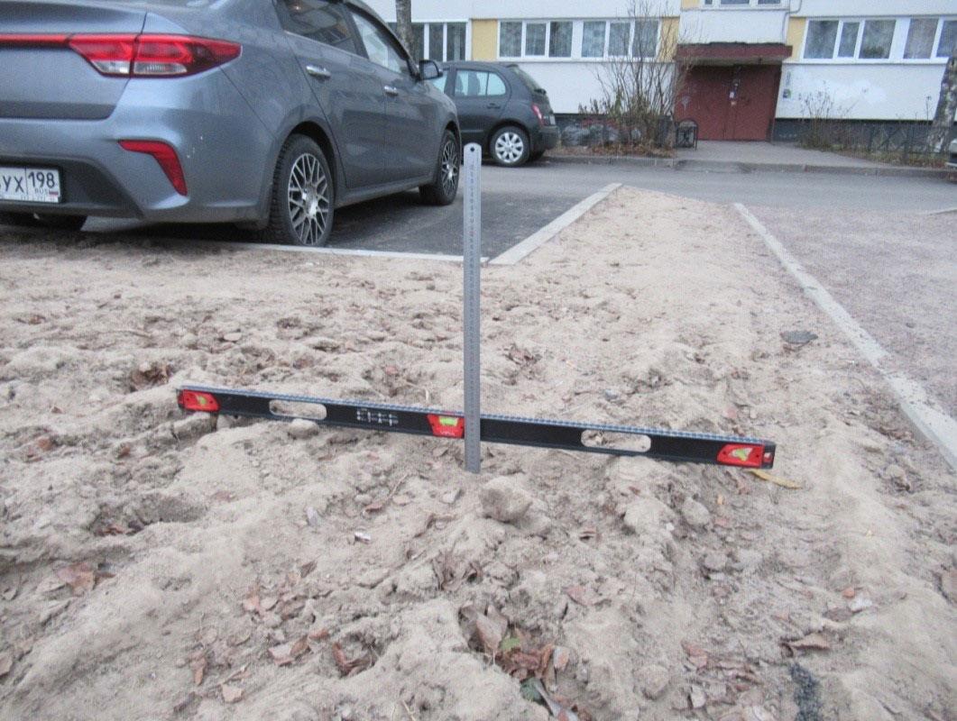 Замер ровности газона Замер ровности газона