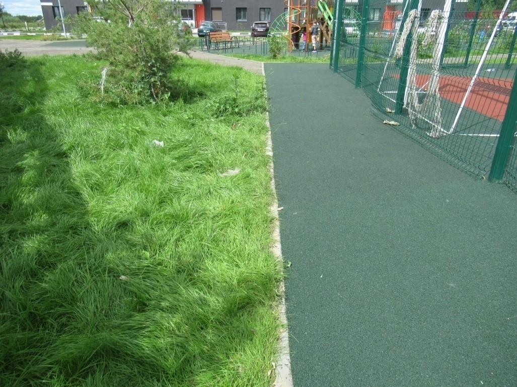 Примыкание покрытия к бордюру Примыкание покрытия к бордюру