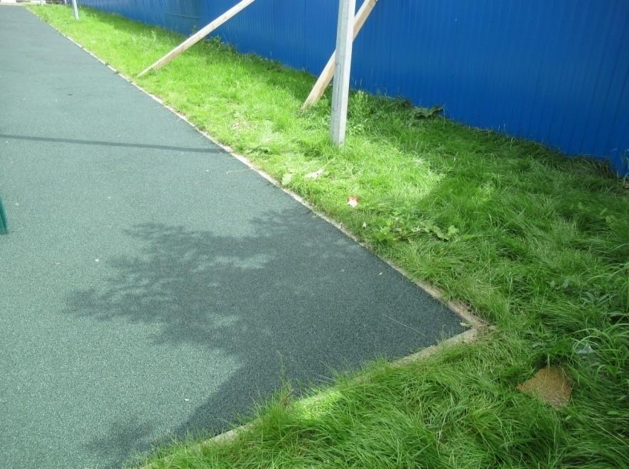 Фрагмент старого покрытия Фрагмент старого покрытия