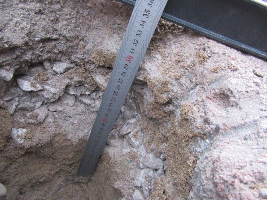 Толщина покрытия 34 см Толщина покрытия 34 см