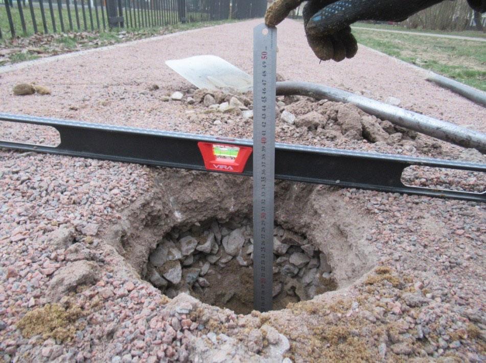 Толщина дорожки 35 см Толщина дорожки 35 см