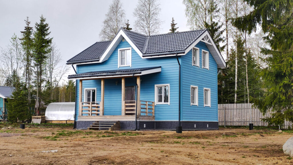 Новый частный дом перед приёмкой у подрядчика