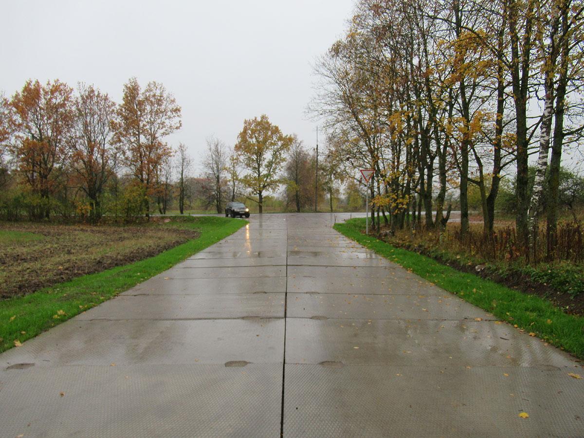 Примыкание дороги из железобетонных плит Примыкание дороги из железобетонных плит